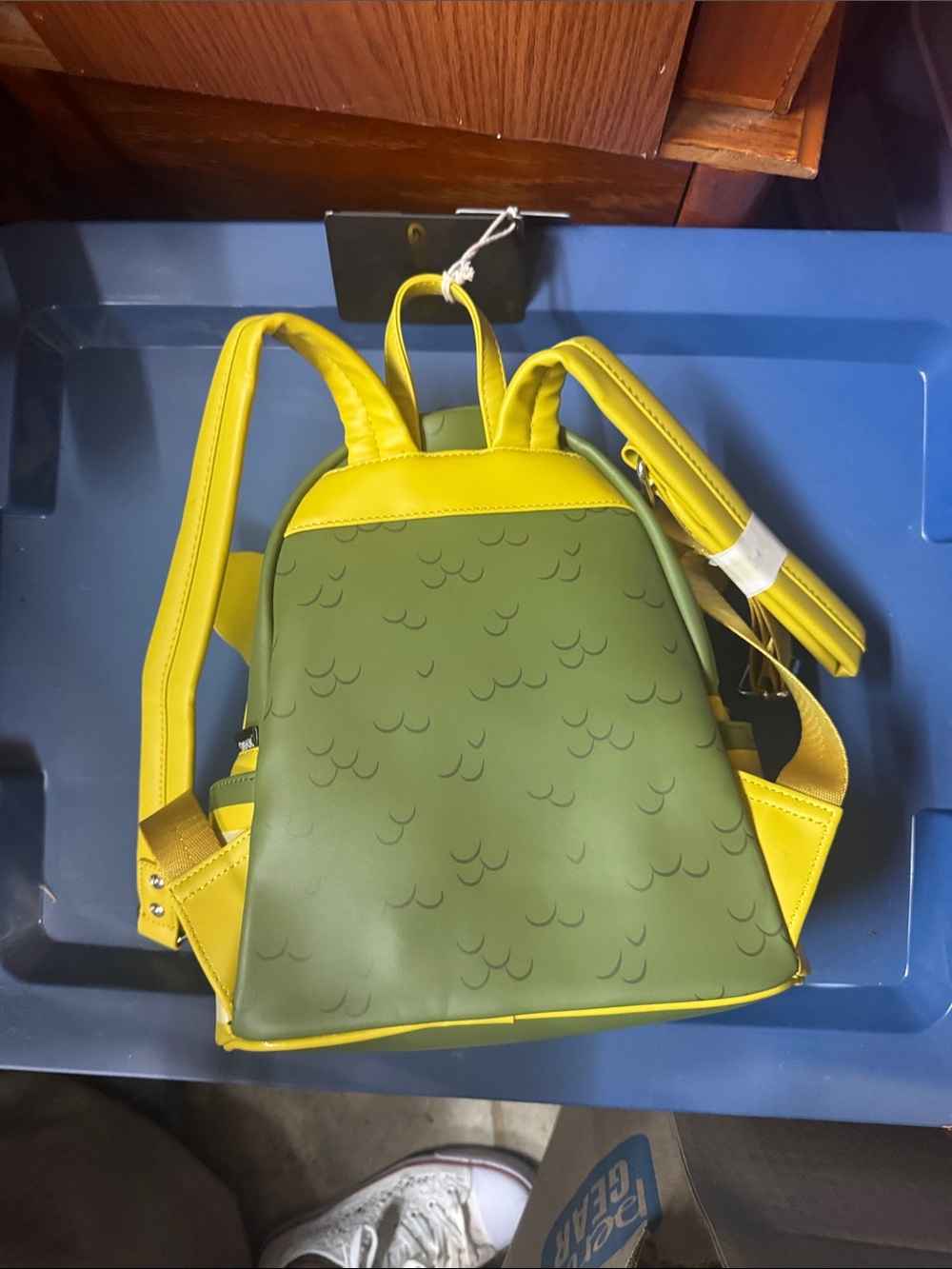 Funko Green and Yellow Creature Mini Backpack with 3D Mask - Picture 2 of 6